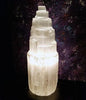 Selenite Tower Lamp