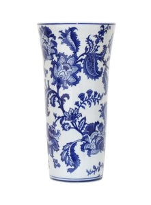 Blue & White Floral Ceramic Vase - Tigerlily Gift Store