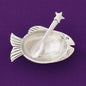 Fish Salt Cellar With Spoon