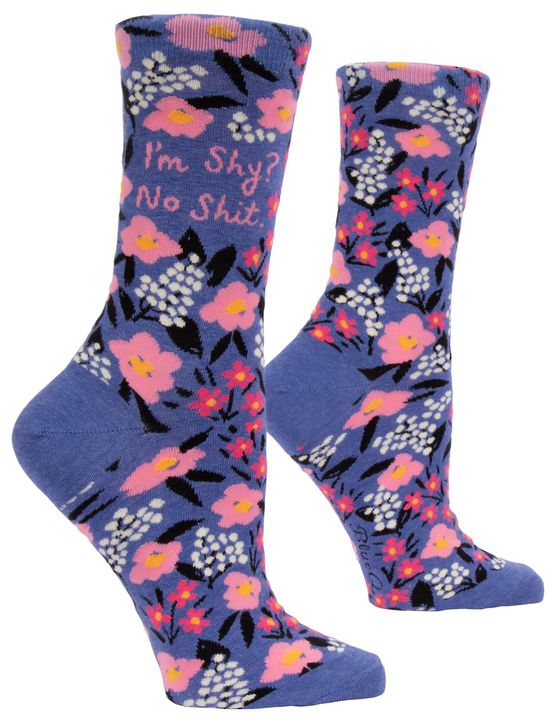Women's Socks -I'm Shy? No Shit