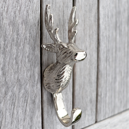 Deer Hook, silver - Tigerlily Gift Store