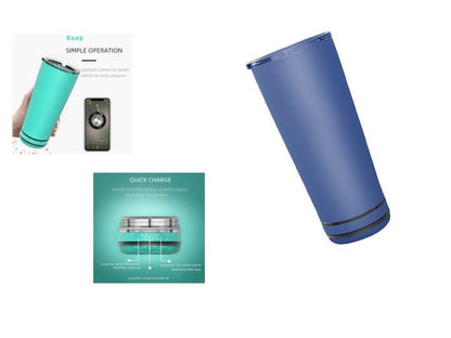 Travel Mug With Bluetooth Speaker