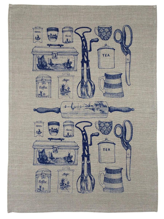 Natural linen Olveston Tea Towel