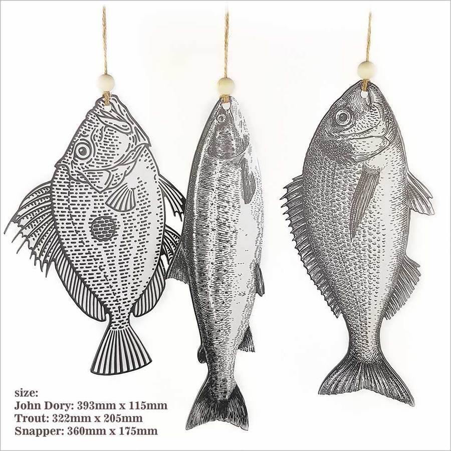 Printed Vintage Fish - Tigerlily Gift Store
