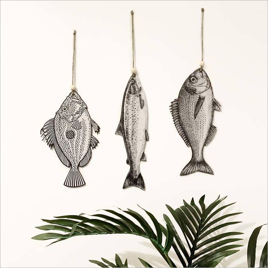 Printed Vintage Fish - Tigerlily Gift Store