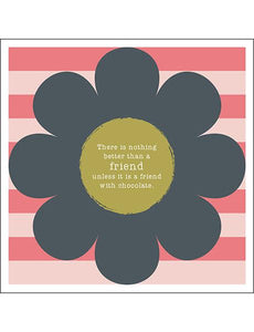 Chocolate Friendship Card - Tigerlily Gift Store