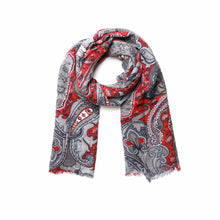 Load image into Gallery viewer, Merino Embroidered Scarf
