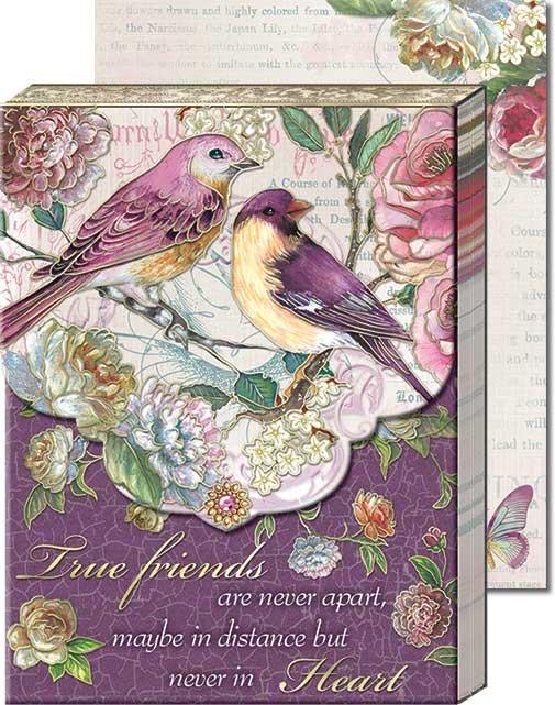 True Friends Birds Words of Wisdom - Pocket Notepad