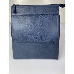 Baron Navy Allegra Leather Handbag - Tigerlily Gift Store