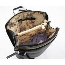 Load image into Gallery viewer, Baron Paris Ladies Mustard/Navy Leather Handbag - Tigerlily Gift Store
