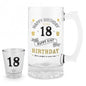 18th Beer Mug & Shot Glass