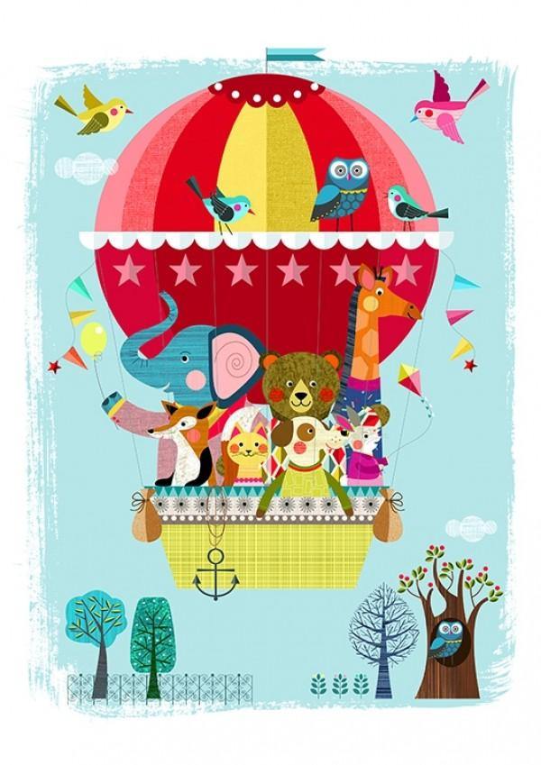 Balloon Adventure Art Print - Tigerlily Gift Store