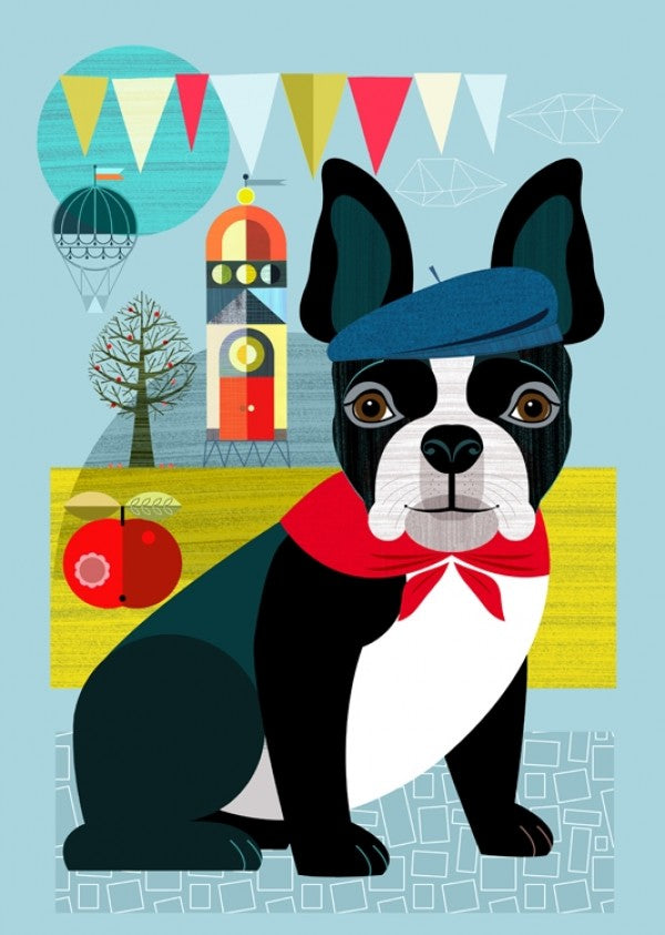 Maurice The French Bulldog Art Print*