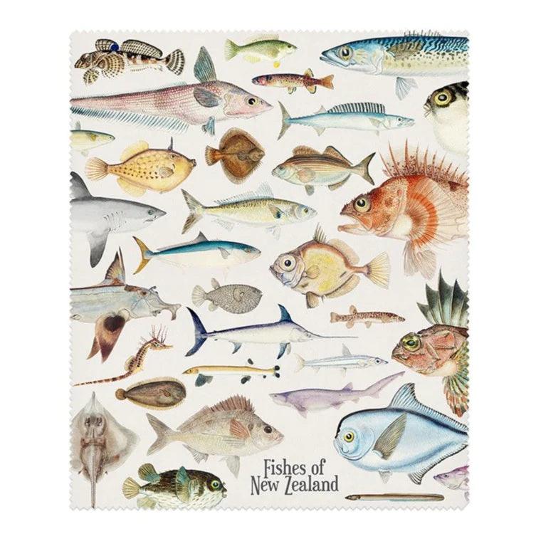 Fishes of New Zealand Microfibre Lens Cloth