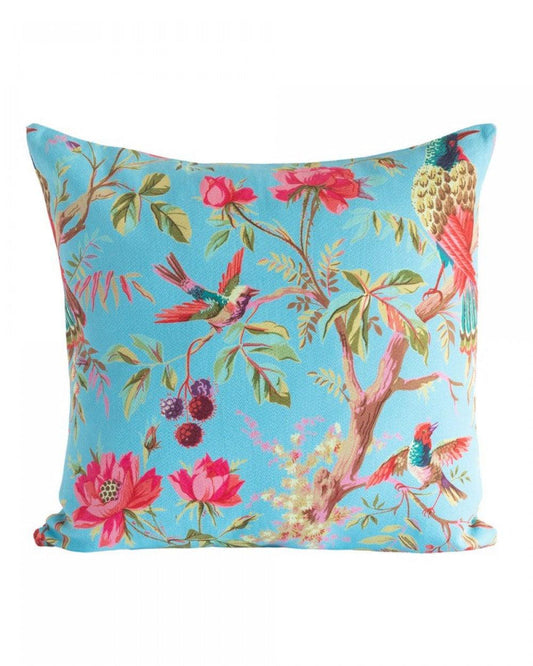 Paradise Blue Cotton Cushion