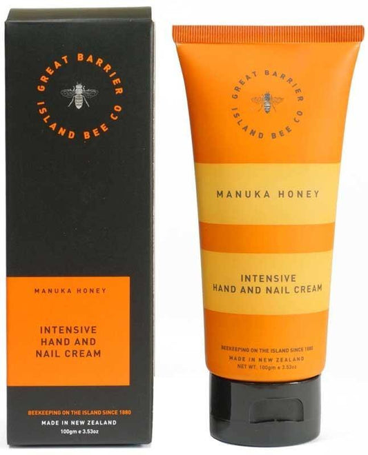 Great Barrier Island Manuka Honey Intensive Hand Nail Cream 100g Tube - Tigerlily Gift Store
