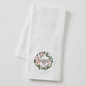 Floral Bee Hand Towel - Tigerlily Gift Store