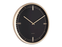Load image into Gallery viewer, Karlsson Dots &amp; Batons black Clock
