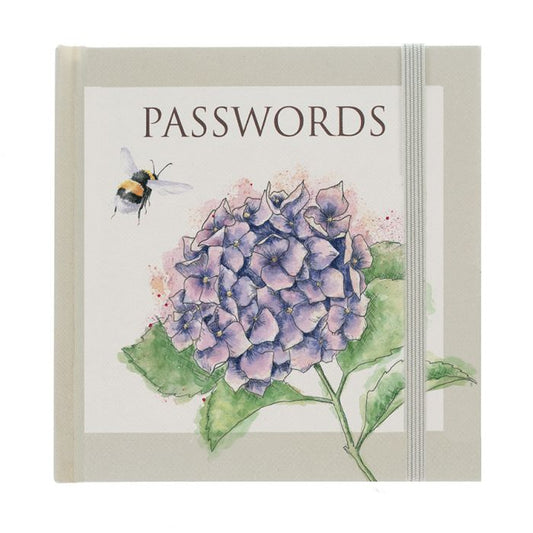 Password Book: Hydrangea Bee