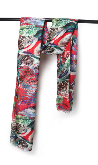 Animal Cotton Modal Silk Designer Scarf