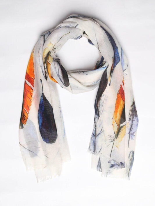 Animal Wool and Silk Designer Scarf