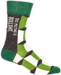 Men's Socks - This Meeting Is Bullshit