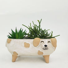 Load image into Gallery viewer, Dog Planter White - Tigerlily Gift Store
