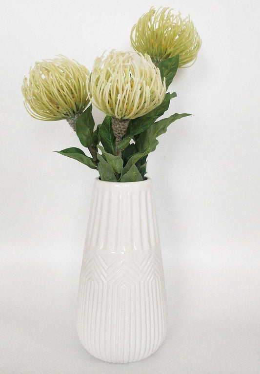 Zari Vase White - Tigerlily Gift Store